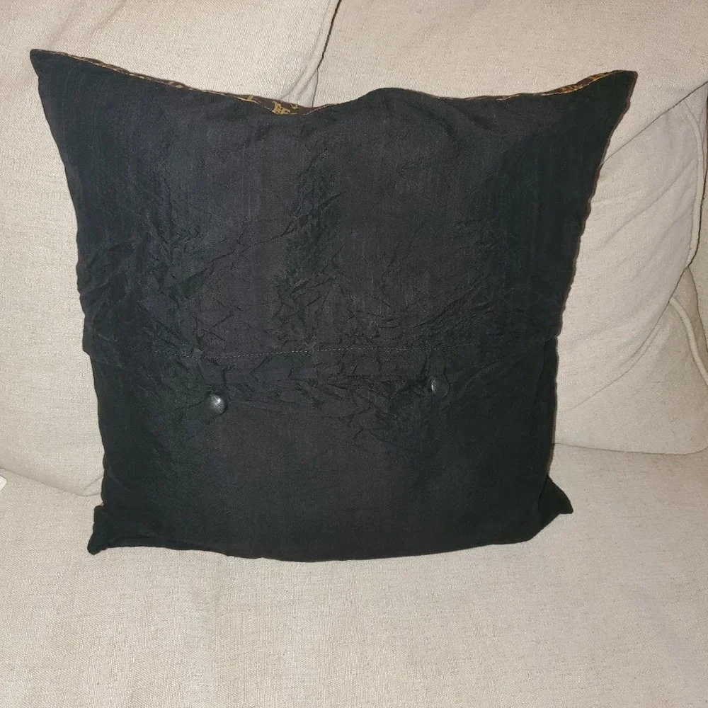 Handmade Vintage Asian Decor Silk Throw Pillow 17